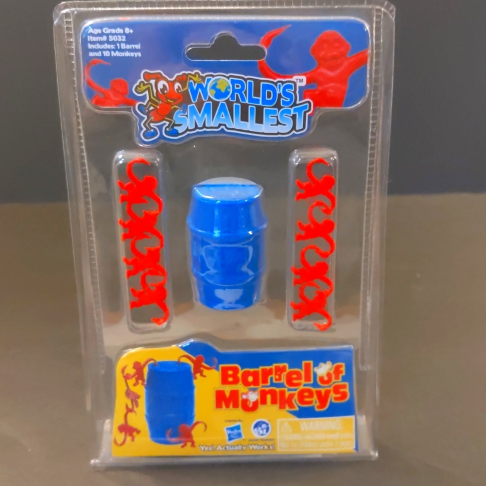 World's Smallest Barrel Of Monkeys Mini Toys